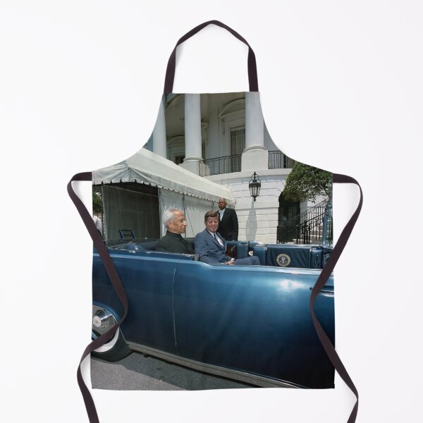 Item preview, JFK and President Radhakrishnan In Limo - 1963 designed and sold by warishellstore.