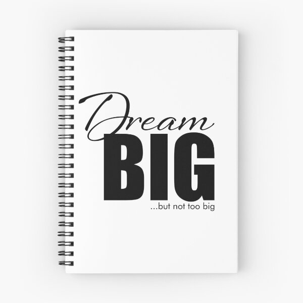 Item preview, Dream Big - Black designed and sold by DrawnBadlyArt.