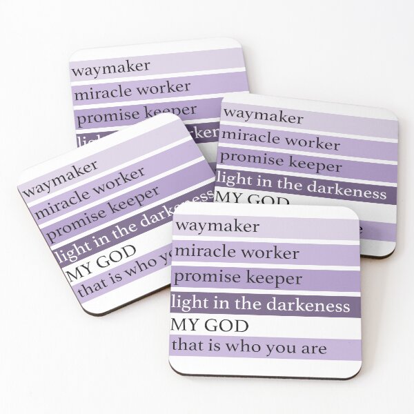 Item preview, Waymaker, Miracle Worker, Promise Keeper designed and sold by Katie Creative Designs.
