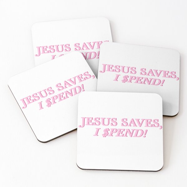Item preview, Jesus saves, I spend! designed and sold by lux-lisbon.