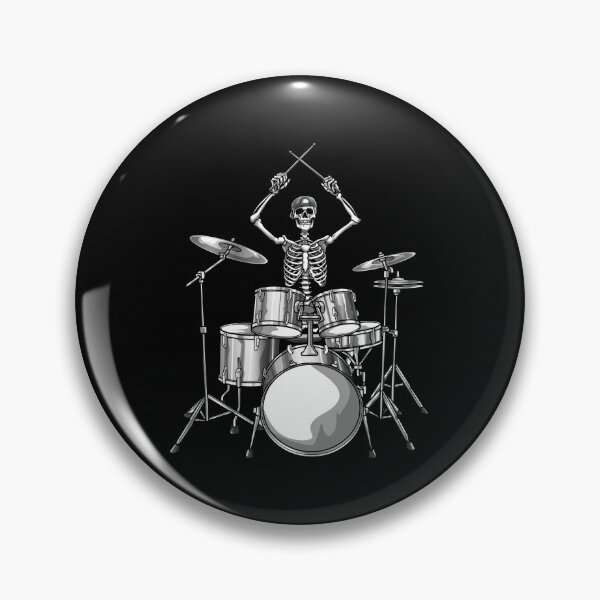 Item preview, Drummer Skeleton Drumming designed and sold by Mealla.