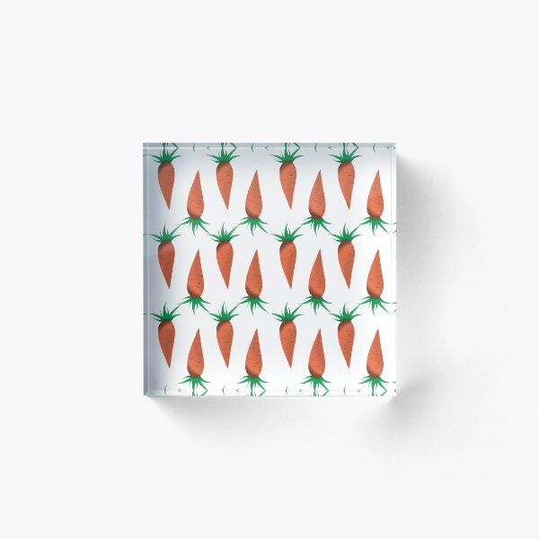 Item preview, zanahorias minimalistas sobre fondo blanco designed and sold by Deviarty.
