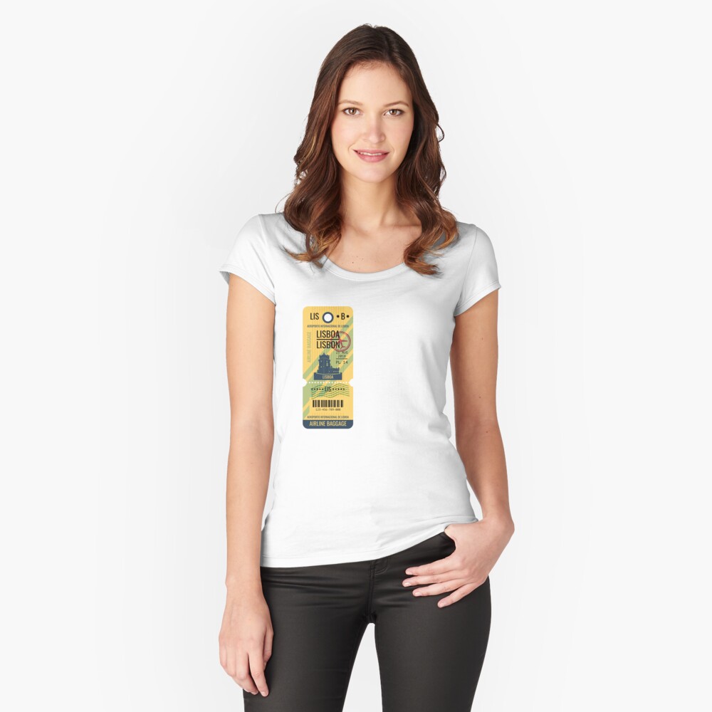 Artikel-Vorschau von Tailliertes Rundhals-Shirt, designt und verkauft von TheTravellerUK.