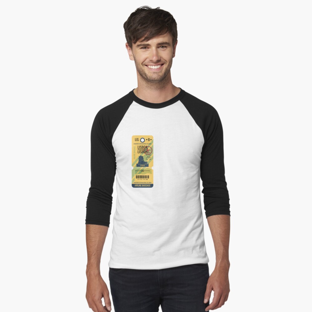 Artikel-Vorschau von Baseballshirt mit 3/4-Arm, designt und verkauft von TheTravellerUK.
