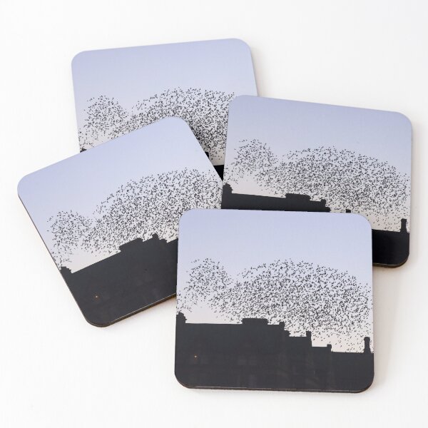 Item preview, Whale shaped murmuration designed and sold by GreyFeatherPhot.