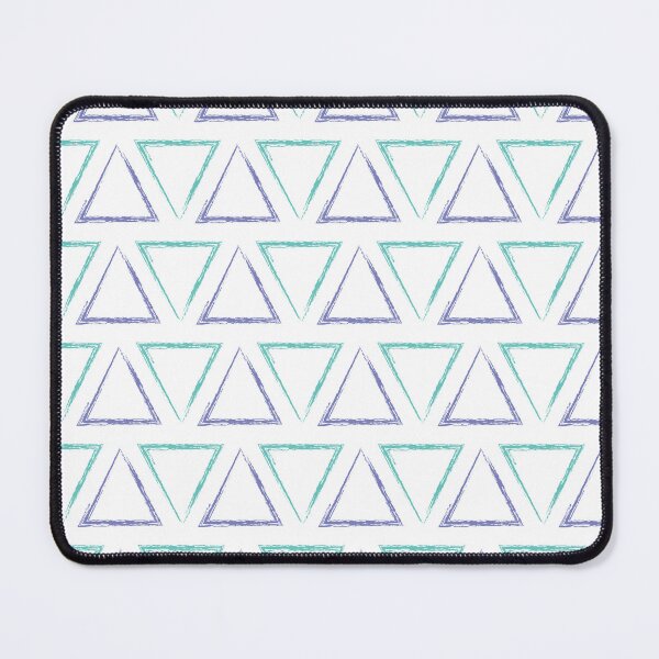 Item preview, Triangular Peaks Pattern - Purple & Teal #425 designed and sold by Natural Collective.