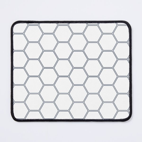 Item preview, Geometric Honeycomb Pattern - Navy #278 designed and sold by Natural Collective.