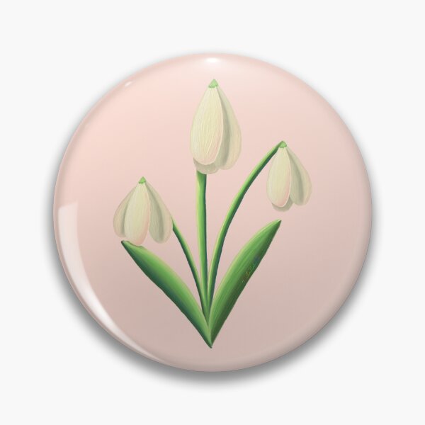 Item preview, January Birth Flower Snow Drop by Heather Nafe Art designed and sold by HeatherNafeArt.