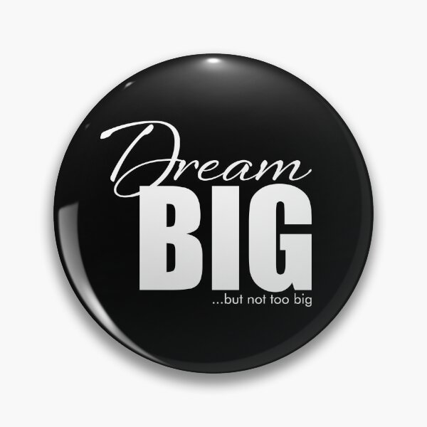 Item preview, Dream Big - White designed and sold by DrawnBadlyArt.