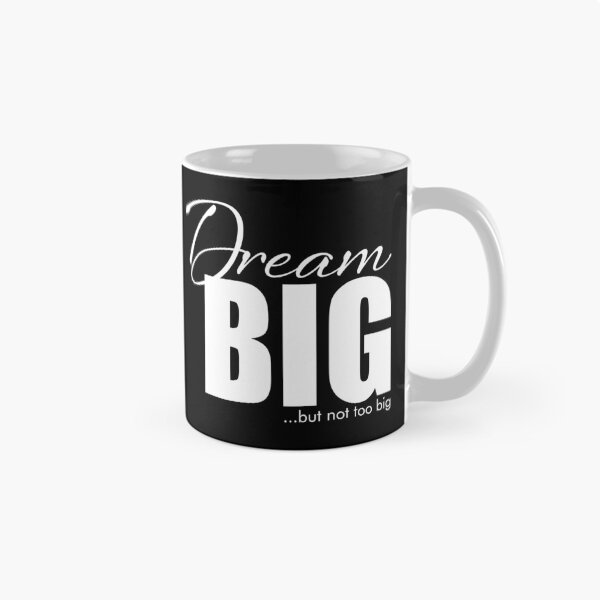 Item preview, Dream Big - White designed and sold by DrawnBadlyArt.