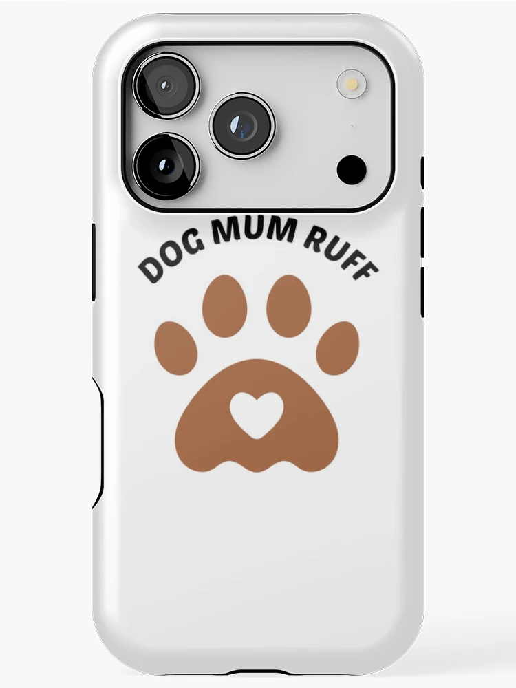 Thumbnail 1 of 4, iPhone Case, DOG MUM RUFF designed and sold by CoolThingss.