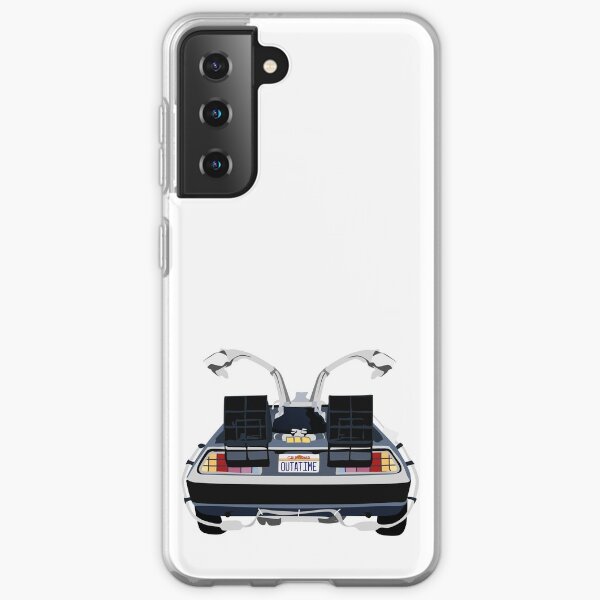 De vuelta al futuro Delorean 'OUTATIME' Funda blanda para Samsung Galaxy