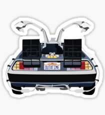 Back to the Future Delorean 'OUTATIME' Sticker
