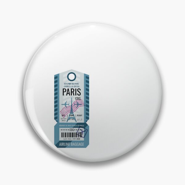 Item preview, Paris, France Boarding Pass designed and sold by TheTravellerUK.