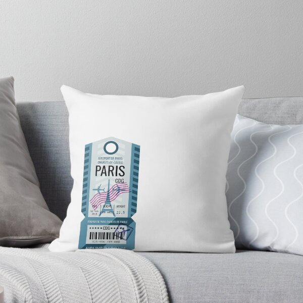 Item preview, Paris, France Boarding Pass designed and sold by TheTravellerUK.