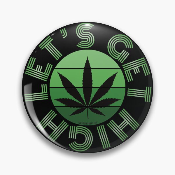 Item preview, Retro Vintage Sunset Green Pot leaf-Lets get high designed and sold by YomeHayin.