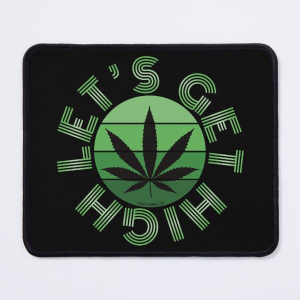 Item preview, Retro Vintage Sunset Green Pot leaf-Lets get high designed and sold by YomeHayin.