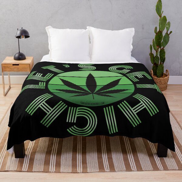 Item preview, Retro Vintage Sunset Green Pot leaf-Lets get high designed and sold by YomeHayin.