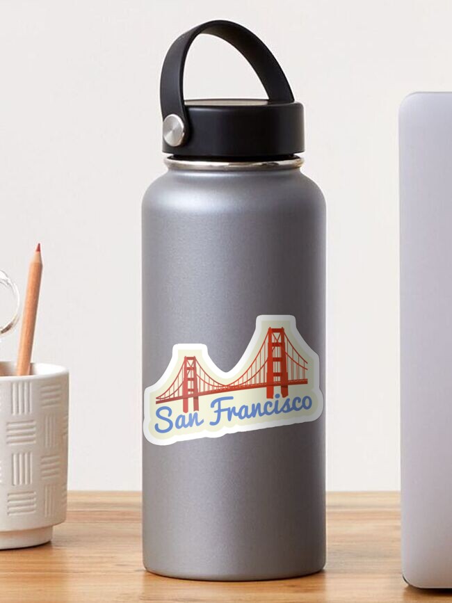 Thumbnail 1 of 3, Sticker, San Francisco, Golden Gate Bridge designed and sold by TheTravellerUK.