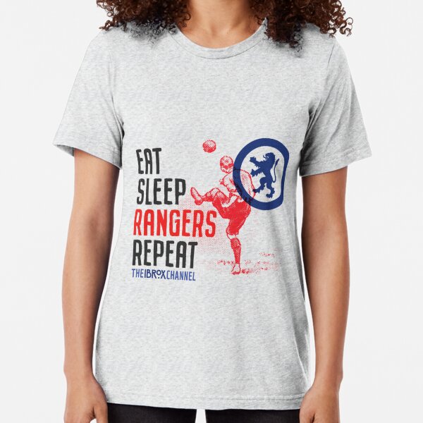Eat Sleep Rangers Repeat Tri-blend T-Shirt