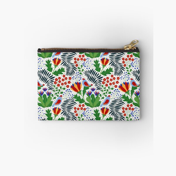 Item preview, Floral cute pattern with birds and flowers designed and sold by Pencheartmagic.