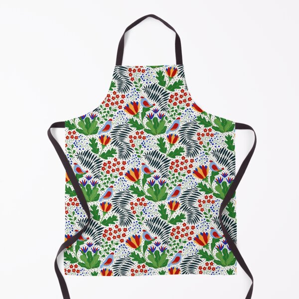 Item preview, Floral cute pattern with birds and flowers designed and sold by Pencheartmagic.