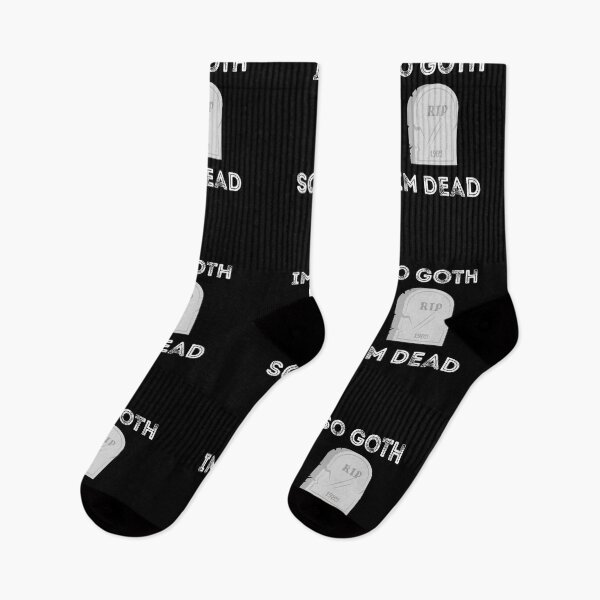Item preview, So Goth Im Dead, I'm dead t-shirt, dead shirt, skeleton shirt, designed and sold by zeyuss.