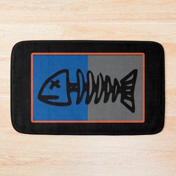 Item preview, fish skeleton one, square designed and sold by lujrdesigns.