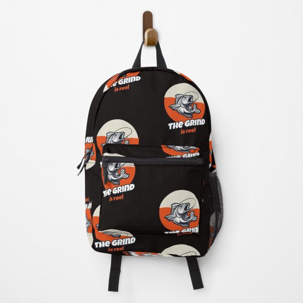 Item preview, The grind is reel- fishing lover's graphic design designed and sold by josephsteez.