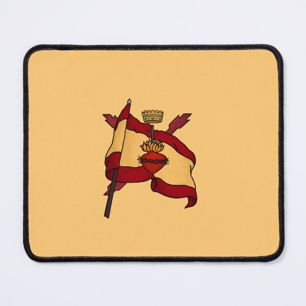 Item preview, Spanish Flag and Heart of Jesus - AuctorSalutis designed and sold by AuctorSalutis.