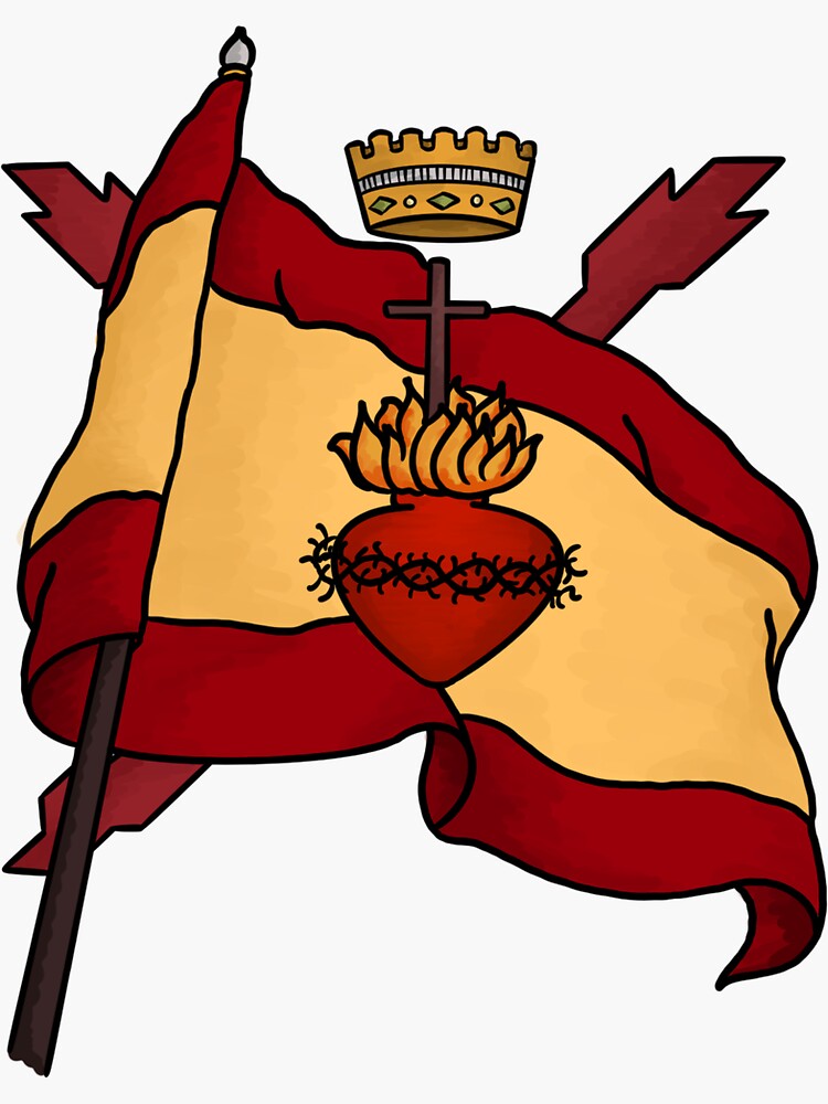 bandera españa reyes catolicos corazon envio gratis 24h