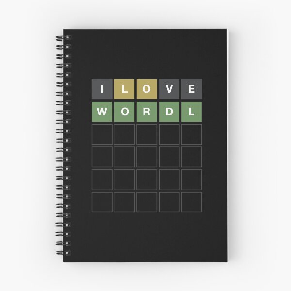 Item preview, I Love Wordl - Wordle Grid Design designed and sold by MintGubbins.