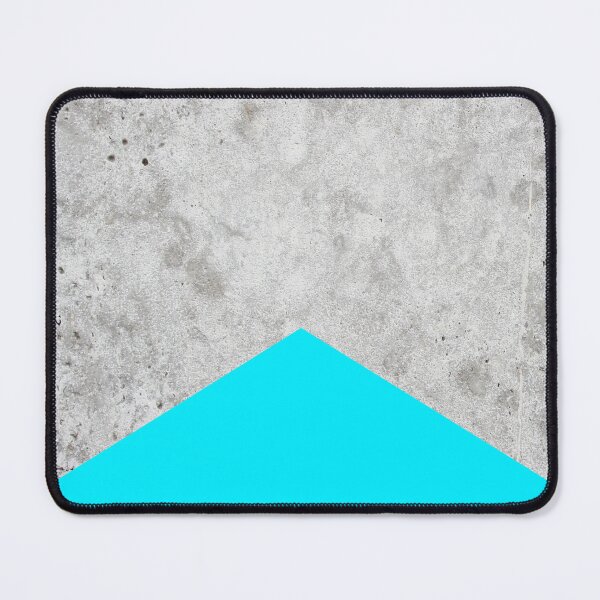 Item preview, Geometric Concrete Arrow Design - Neon Blue #504 designed and sold by Natural Collective.
