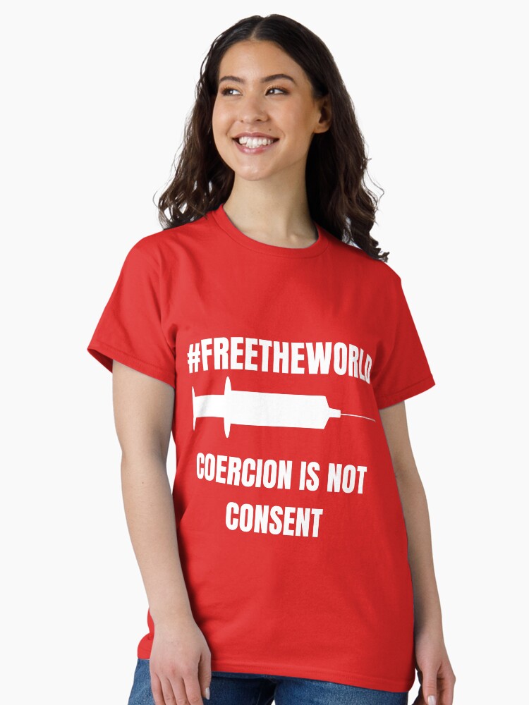 Thumbnail 2 of 7, Classic T-Shirt, Freedom Of Choice designed and sold by free-the-world.