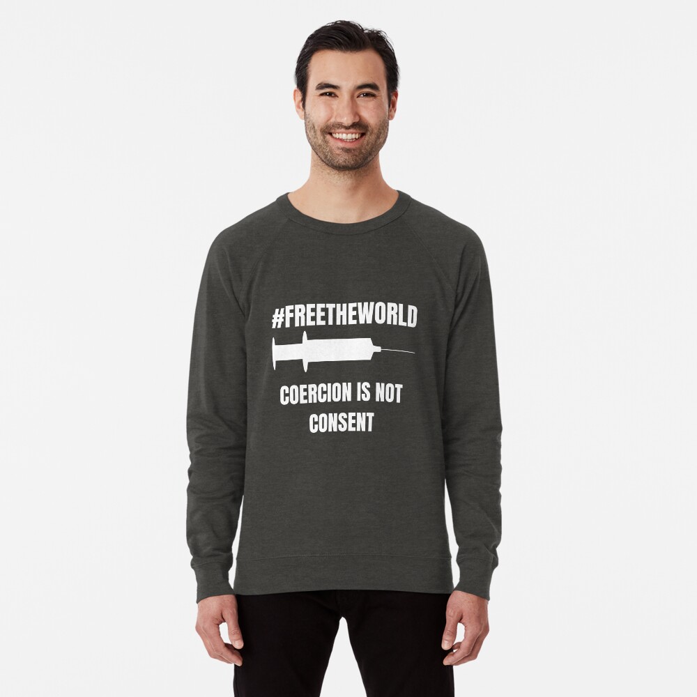Item preview, Lightweight Sweatshirt designed and sold by free-the-world.