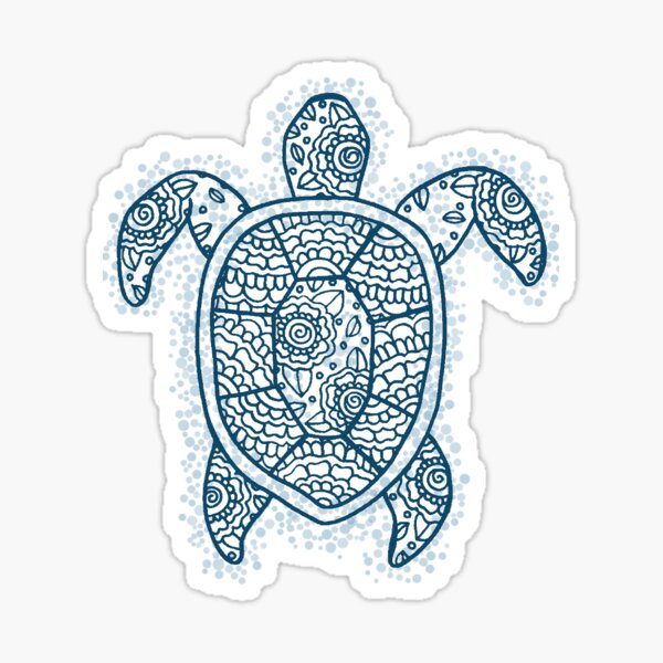 Item preview, turtle blue iii designed and sold by MRLdesigns.