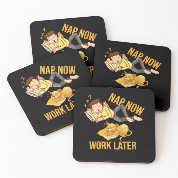 Item preview, Nap Now Work Later Funny Human And Lion Sleeping Gift Cool Nap Lovers Quote designed and sold by pedrored369.