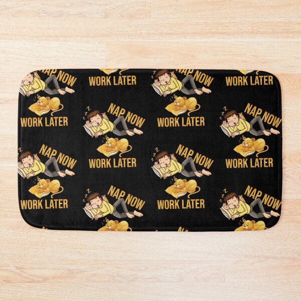Item preview, Nap Now Work Later Funny Human And Lion Sleeping Gift Cool Nap Lovers Quote designed and sold by pedrored369.