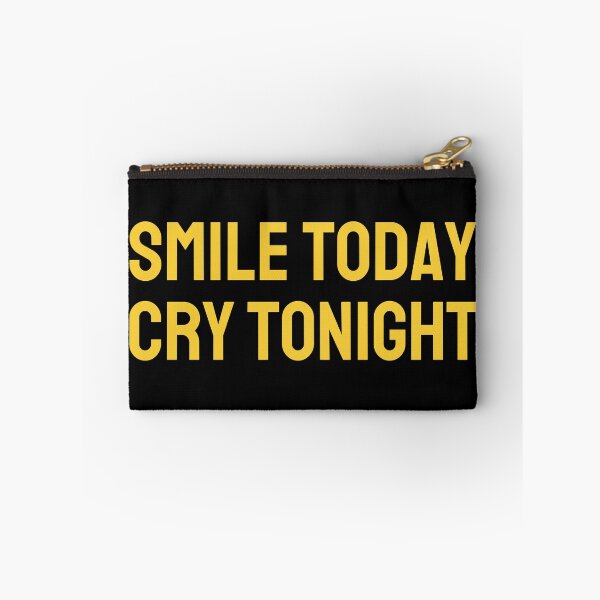 Item preview, SMILE TODAY, CRY TONIGHT (yellow) designed and sold by G R I Z I D O R E.