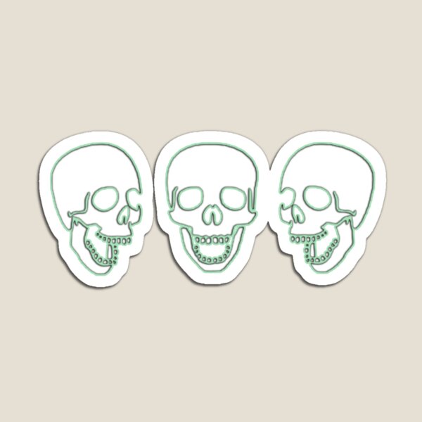 Item preview, Happy Skulls designed and sold by TreasureTime.