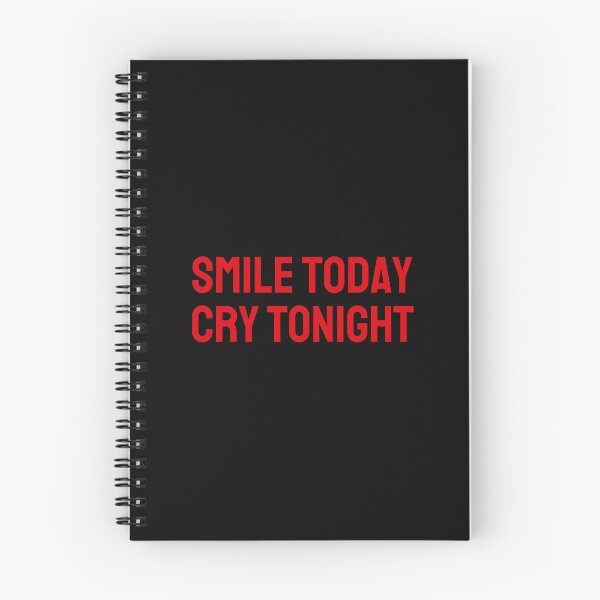 Item preview, SMILE TODAY, CRY TONIGHT (red) designed and sold by G R I Z I D O R E.