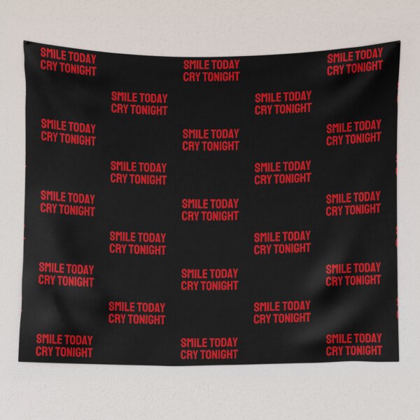Item preview, SMILE TODAY, CRY TONIGHT (red) designed and sold by G R I Z I D O R E.