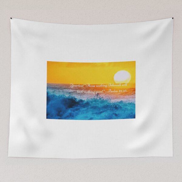 Item preview, Yeartext “Those seeking Jehovah will lack nothing good.”​—Psalm 34:10. designed and sold by IvaRenee.