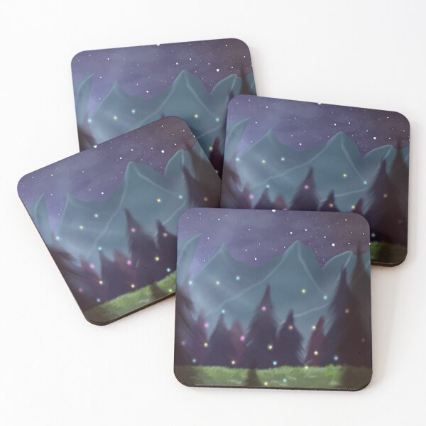 Item preview, Alien planet at night designed and sold by BerryShyKittens.