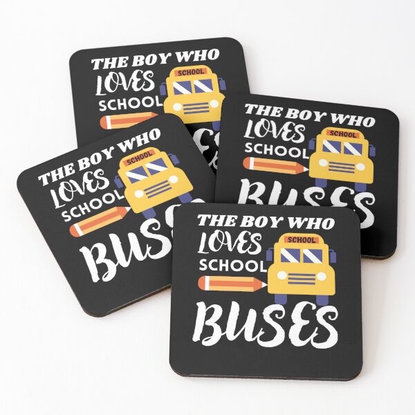 Item preview, just a boy who loves school buses designed and sold by FASHIONMED49.