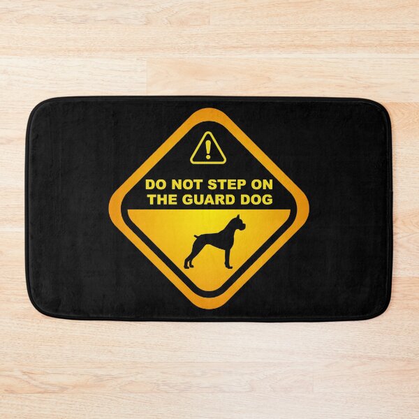 Item preview, Humorous Boxer Guard Dog Warning, Boxer dog owners lovers, mom dad gift birthday idea graphic design, funny cute, fathers day designed and sold by Raiko-art.
