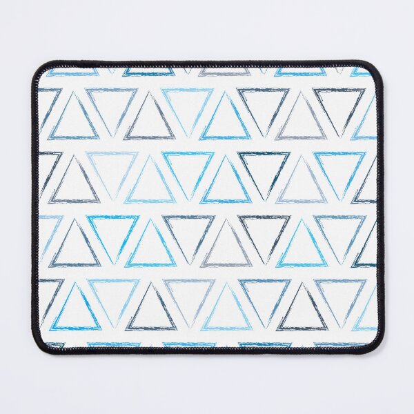 Item preview, Triangular Peaks Pattern - Ocean #716 designed and sold by Natural Collective.