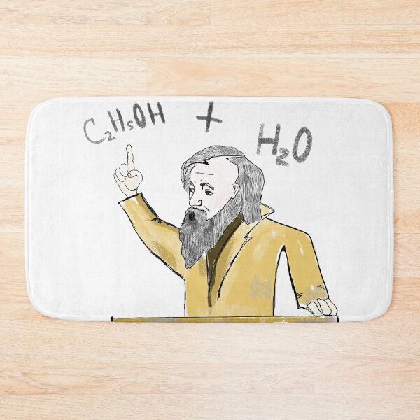 Item preview, Dmitri Mendeleev - C2H5OH + H2O designed and sold by VintagePeople.