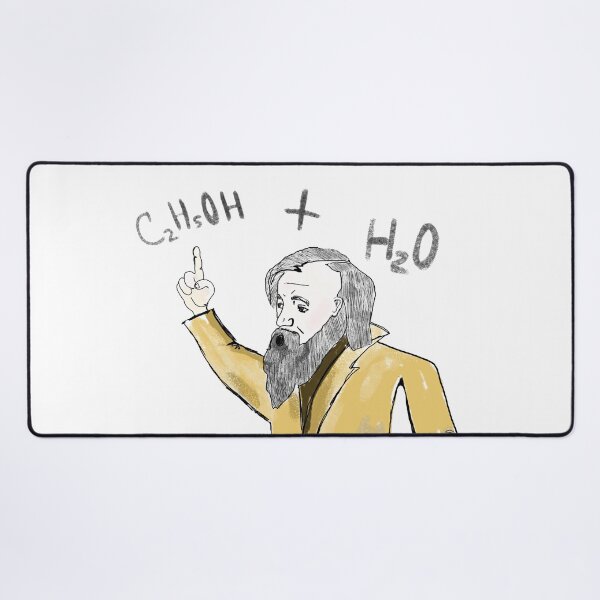 Item preview, Dmitri Mendeleev - C2H5OH + H2O designed and sold by VintagePeople.
