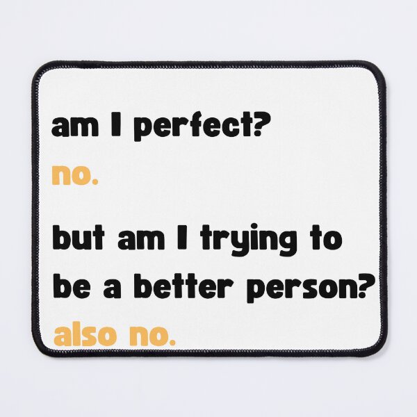 Item preview, Sarcastic Am I Perfect? No designed and sold by appareltolove.